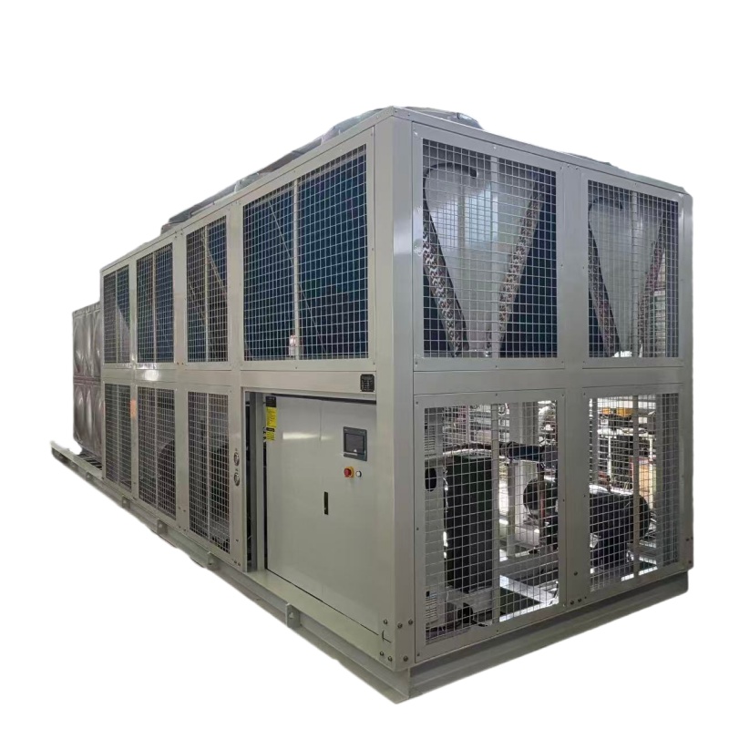 Air cooled screw chiller